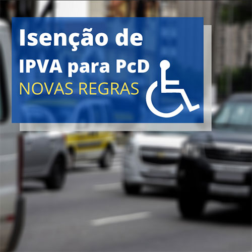 Suspensão de IPVA para TODAS as pessoas portadoras de deficiência - PCD